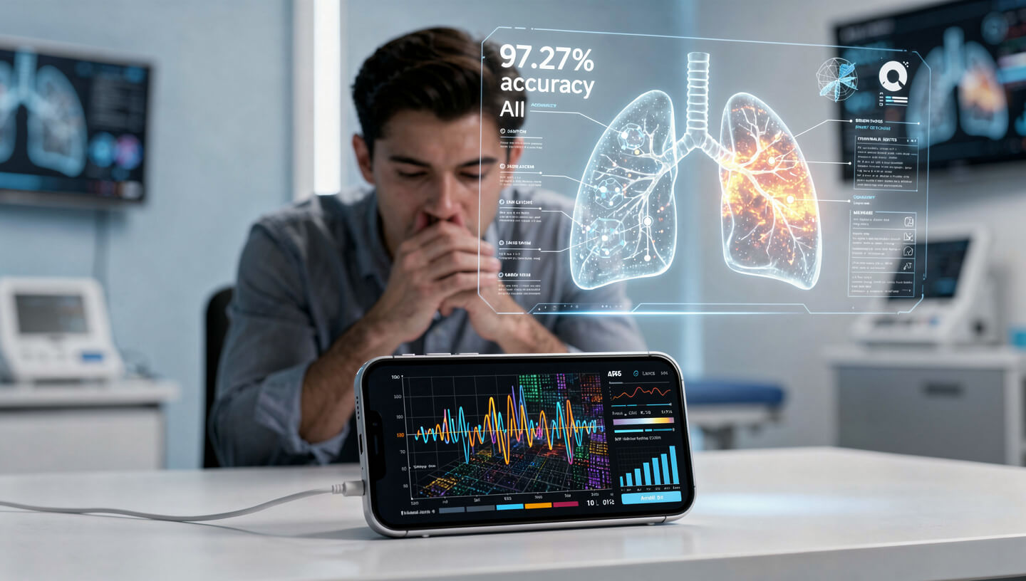 تشخیص بیماری تنفسی با هوش مصنوعی Swaasa AI از روی صدای سرفه